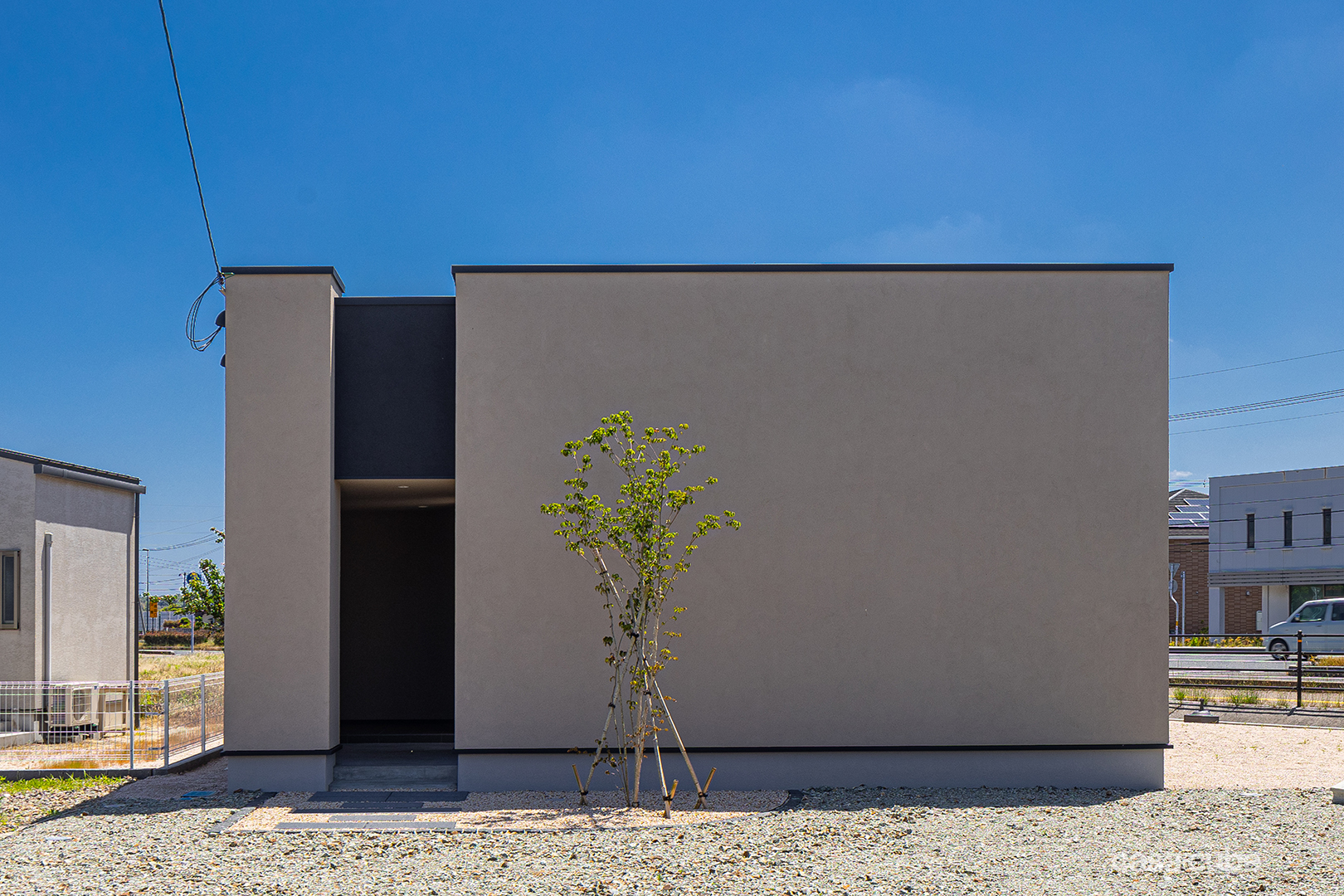施工事例<br>casa cube F 4×5<br>コンパクト平屋・規格住宅