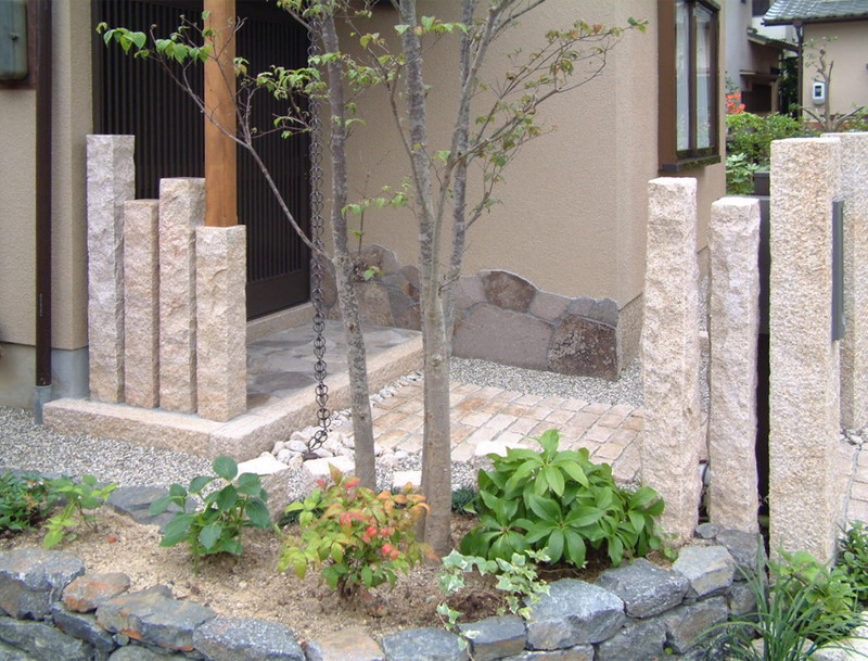 奈良市・エクステリアリフォーム/錆石の家 4